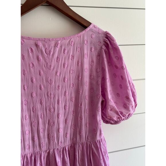 Urban Outfitters Polka Dot Mini Dress | Lilac | Small - Picture 10 of 13